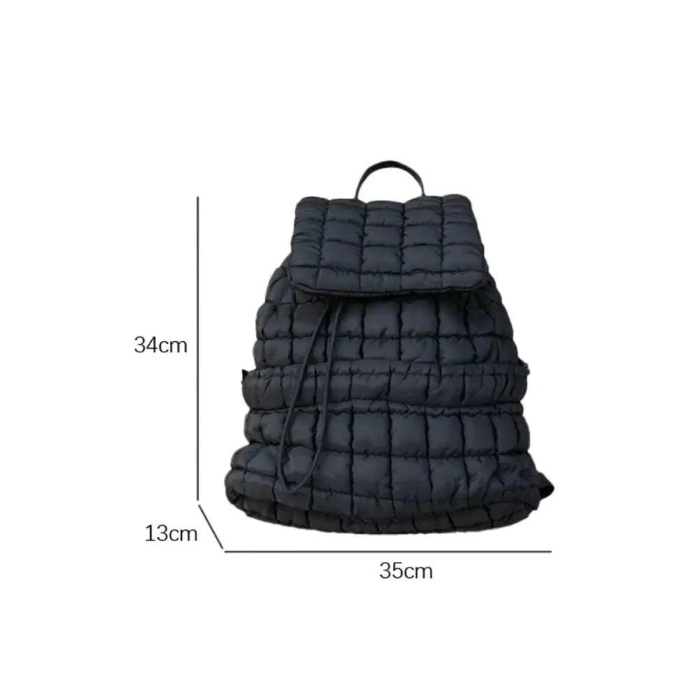 Chic quilted puffer backpack elevating luxury fashion for women $61.21 nylon stay stylish and practical