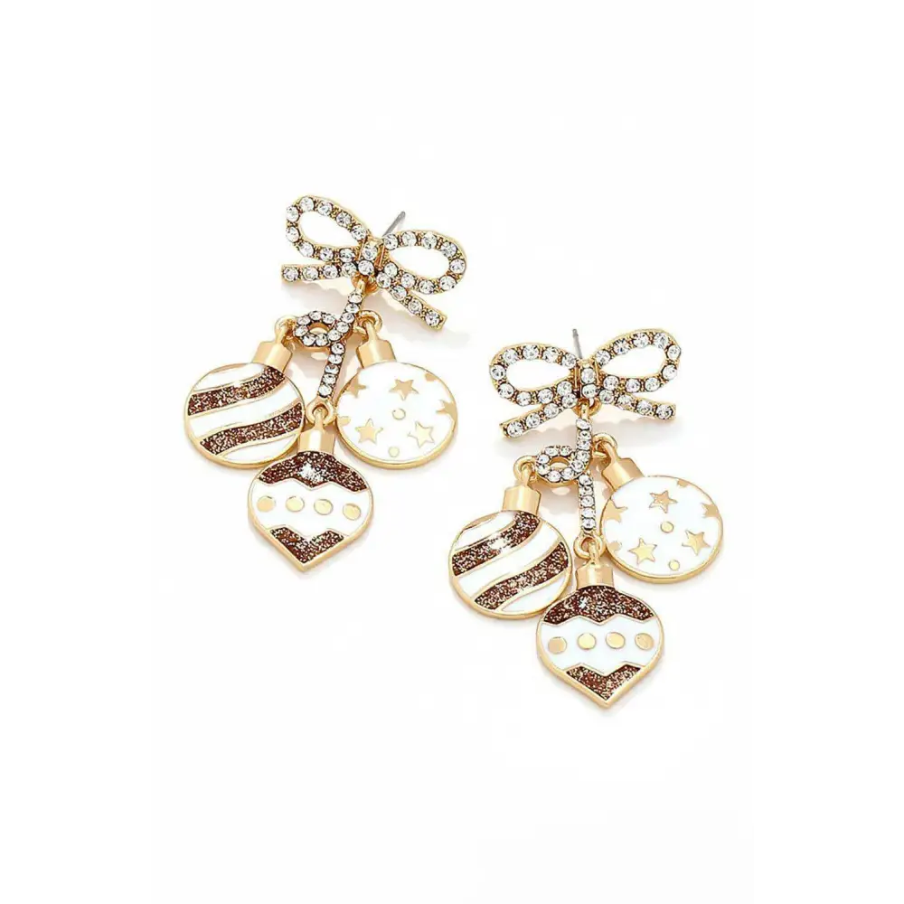 Luxurious rhinestone bow earrings for exclusive jewelry elegance $11.07 alloy the exquisite rhinestone earrings