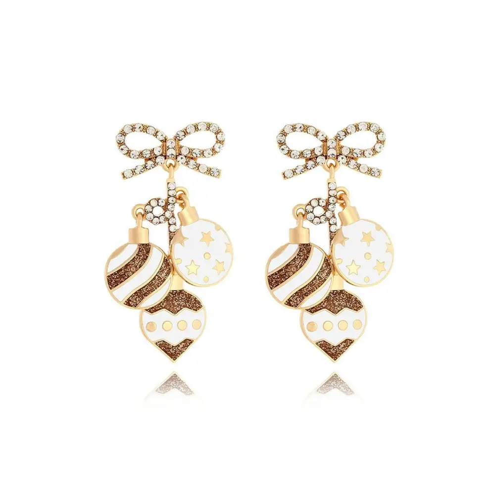 Luxurious rhinestone bow earrings for exclusive jewelry elegance $11.07 alloy the exquisite rhinestone earrings