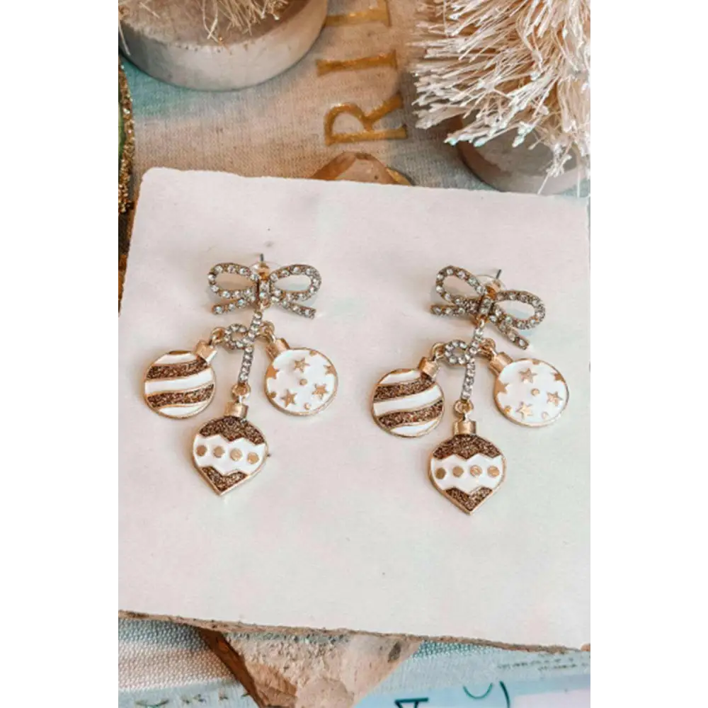 Luxurious rhinestone bow earrings for exclusive jewelry elegance $11.07 alloy the exquisite rhinestone earrings