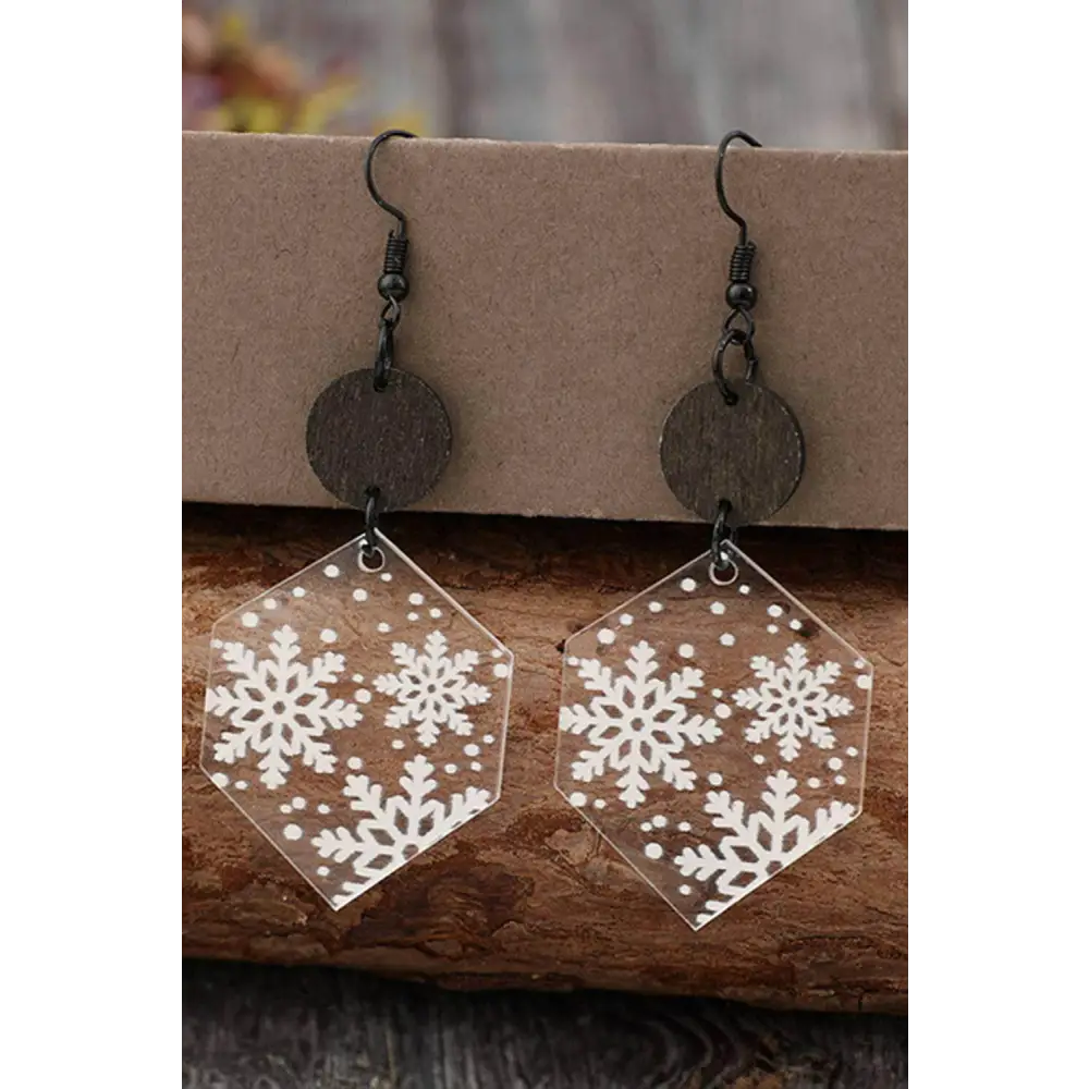 Elevate your style with elegant christmas earrings for luxury fashion $6.61 acrylic • exude winter charm