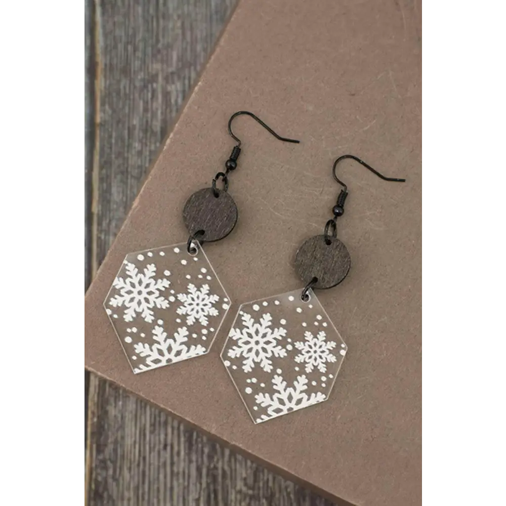 Elevate your style with elegant christmas earrings for luxury fashion $6.61 acrylic • exude winter charm