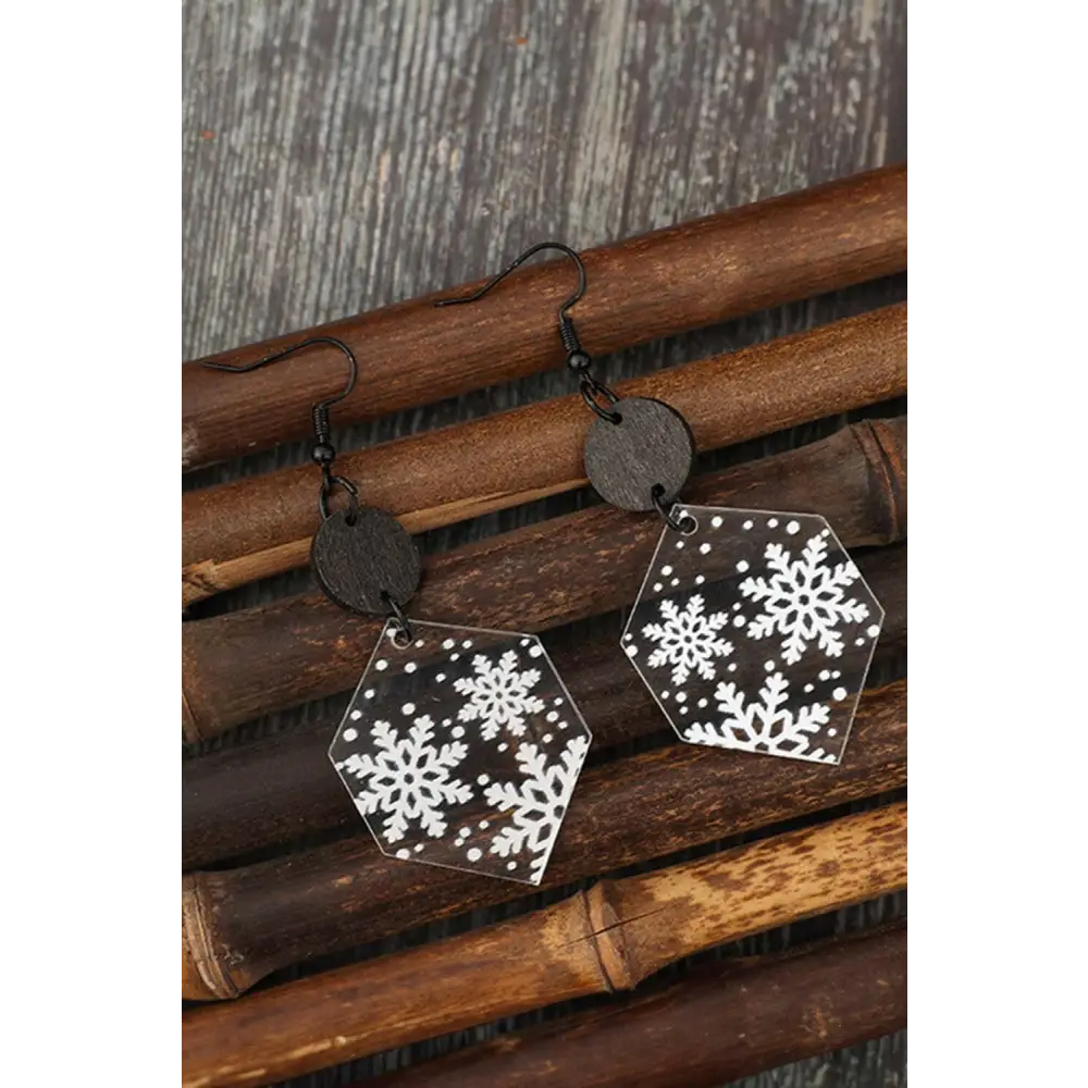 Elevate your style with elegant christmas earrings for luxury fashion $6.61 acrylic • exude winter charm