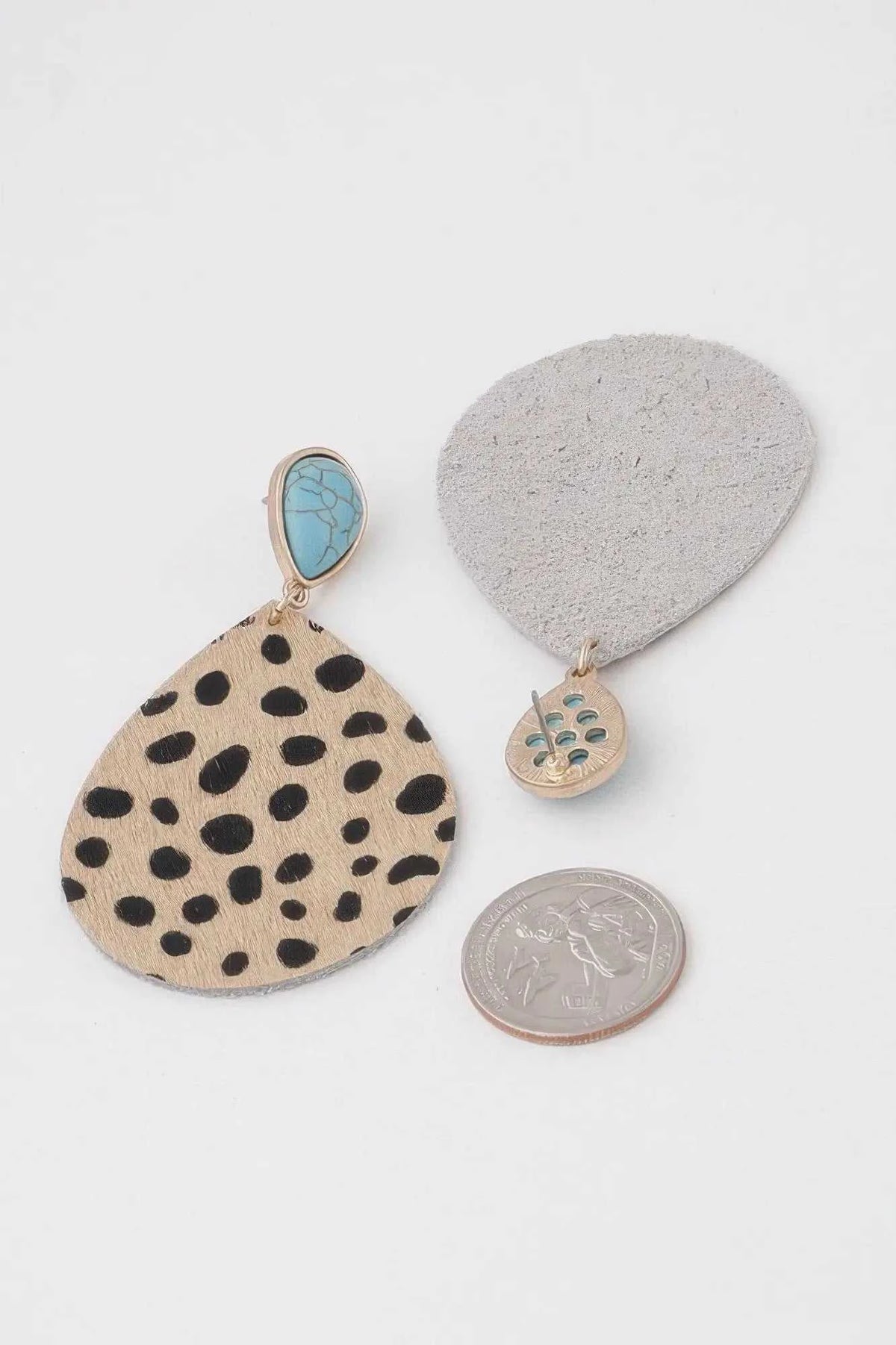 Women's Animal Print Teardrop Earrings BYMANYC ® New York CONTEMPORARY VIBRANT MODERN JEWELRY - New Collection