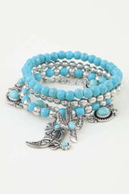 Women's Antique Cowboy Boot Beaded Bracelet BYMANYC ® New York CONTEMPORARY VIBRANT MODERN JEWELRY - New Collection