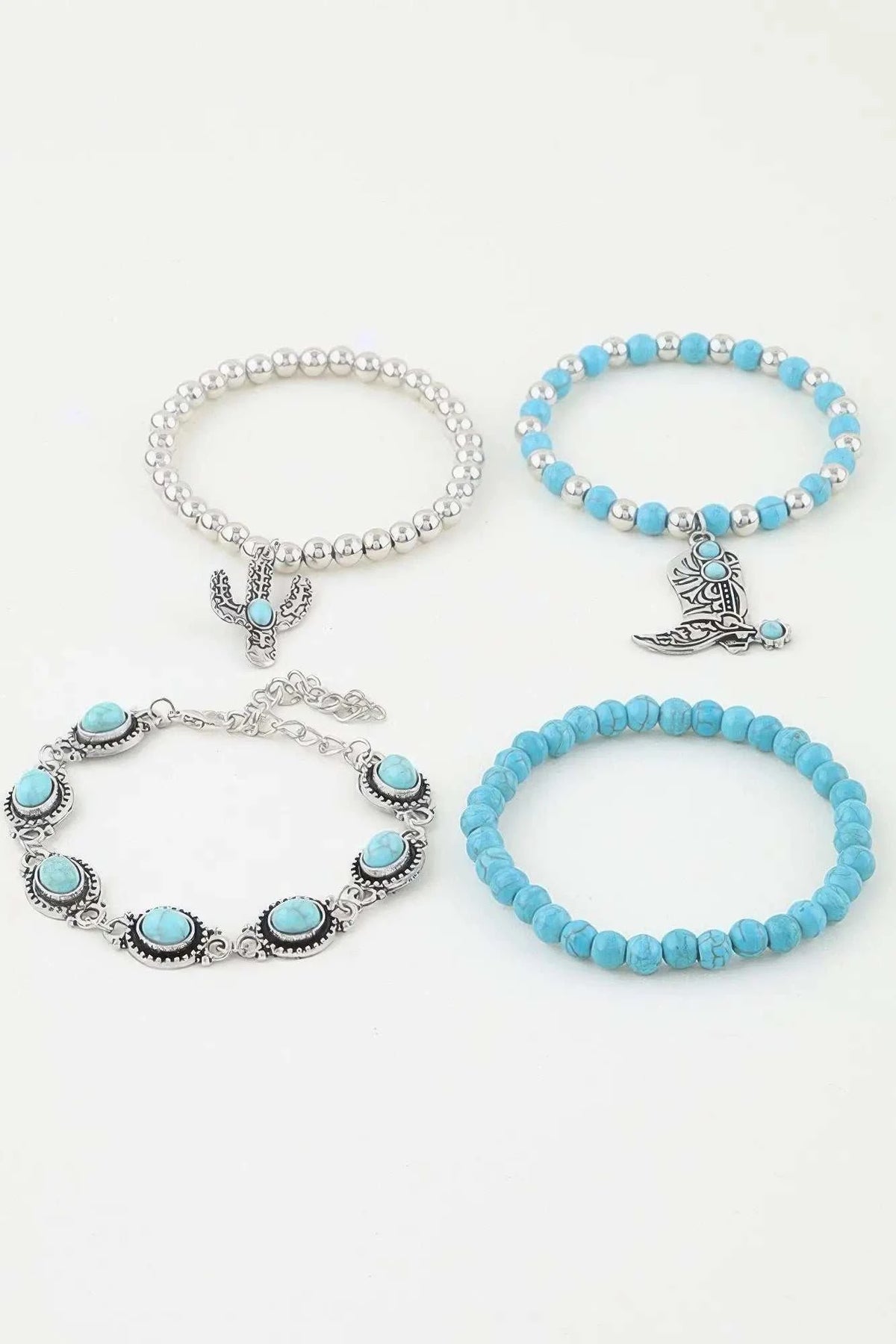 Women's Antique Cowboy Boot Beaded Bracelet BYMANYC ® New York CONTEMPORARY VIBRANT MODERN JEWELRY - New Collection