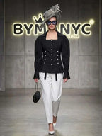 Women's Avant-Garde Corset Blouse BYMANYC ® New York CONTEMPORARY VIBRANT MODERN APPAREL - New Collection