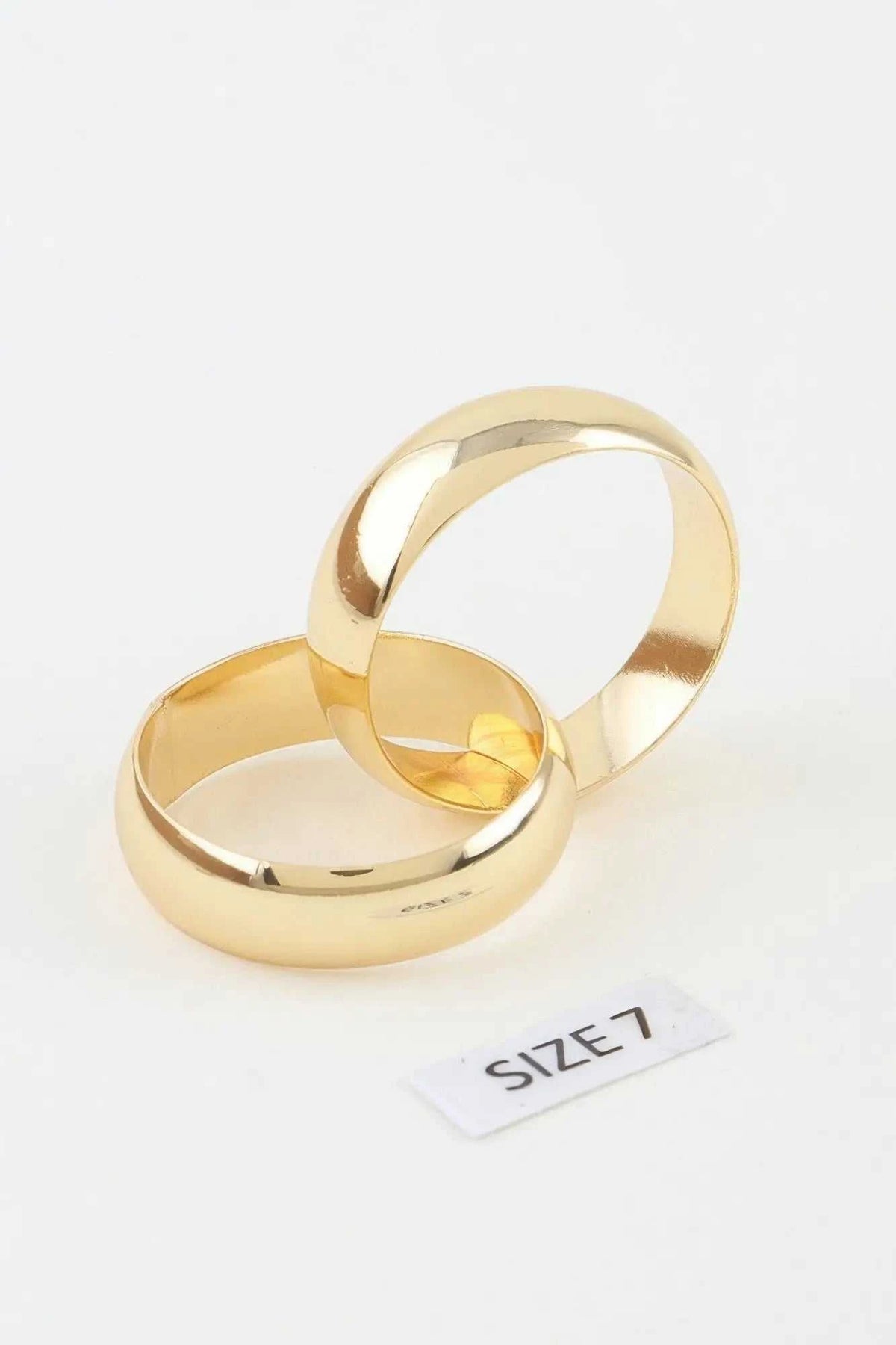 Women's Band Ring Polished Intertwined BYMANYC ® New York SLEEK DUAL CROSSOVER BAND - New Collection