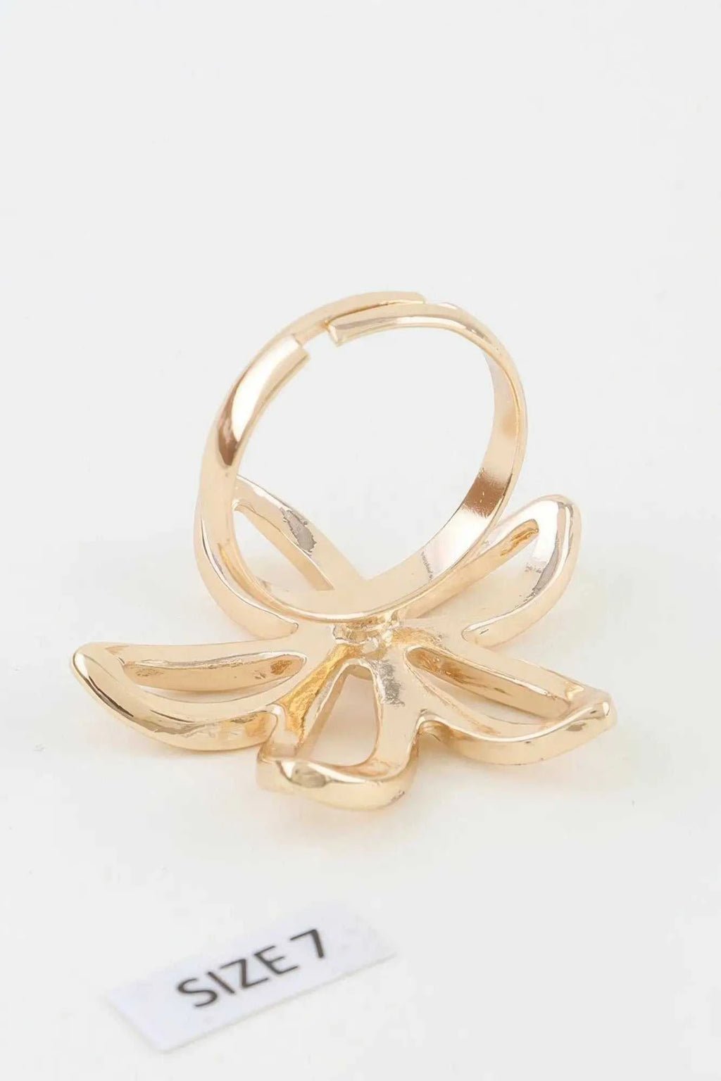 Women's Band Ring Polished Open Flower BYMANYC ® New York CONTEMPORARY FLORAL CUTOUT RING - New Collection
