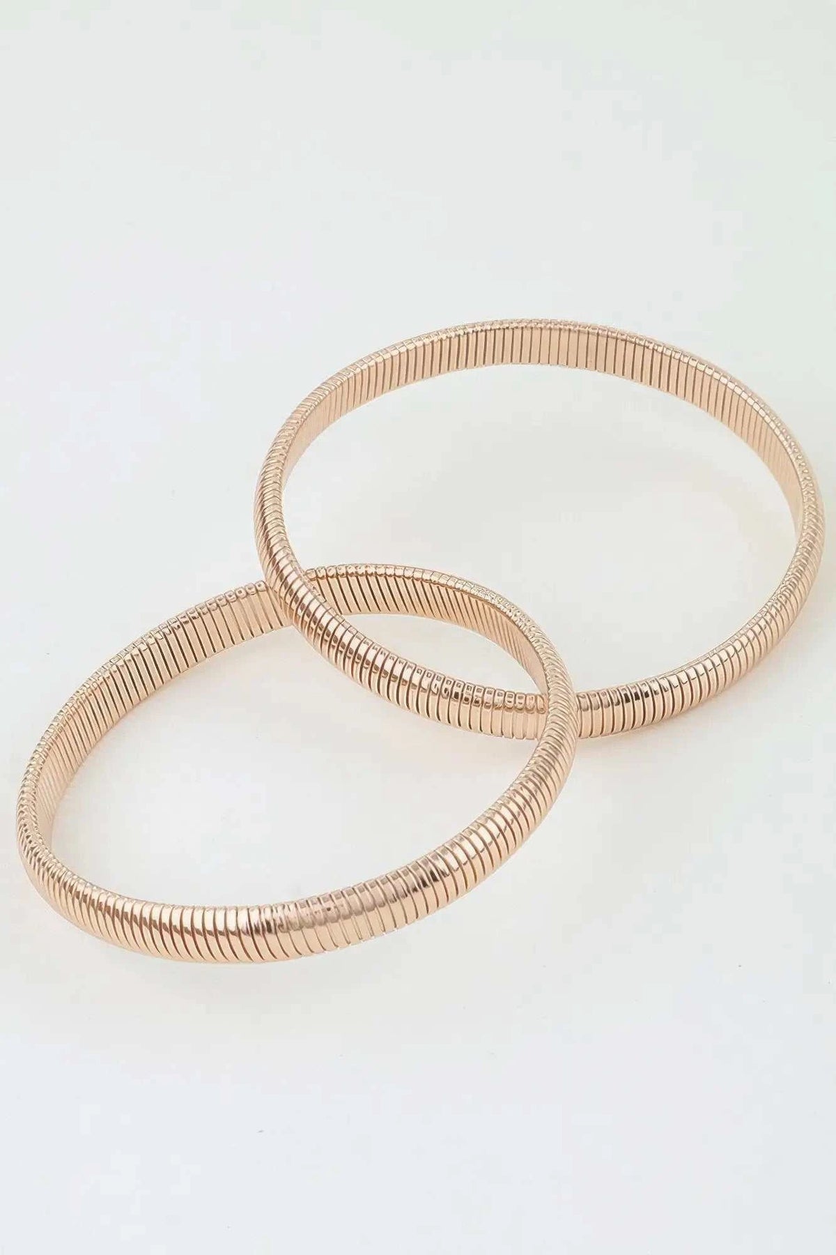 Women's Bangle Bracelet Intertwined Snake Chain BYMANYC ® New York TWISTED DUAL STRAND BRACELET - New Collection