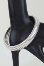 Women's Bangle Bracelet Polished Snake Chain BYMANYC ® New York SLEEK FLUID WRISTBAND - New Collection