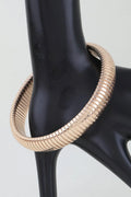 Women's Bangle Bracelet Polished Snake Chain BYMANYC ® New York SLEEK FLUID WRISTBAND - New Collection
