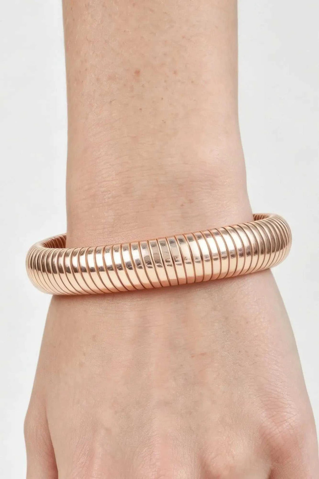 Women's Bangle Bracelet Polished Snake Chain BYMANYC ® New York SLEEK FLUID WRISTBAND - New Collection