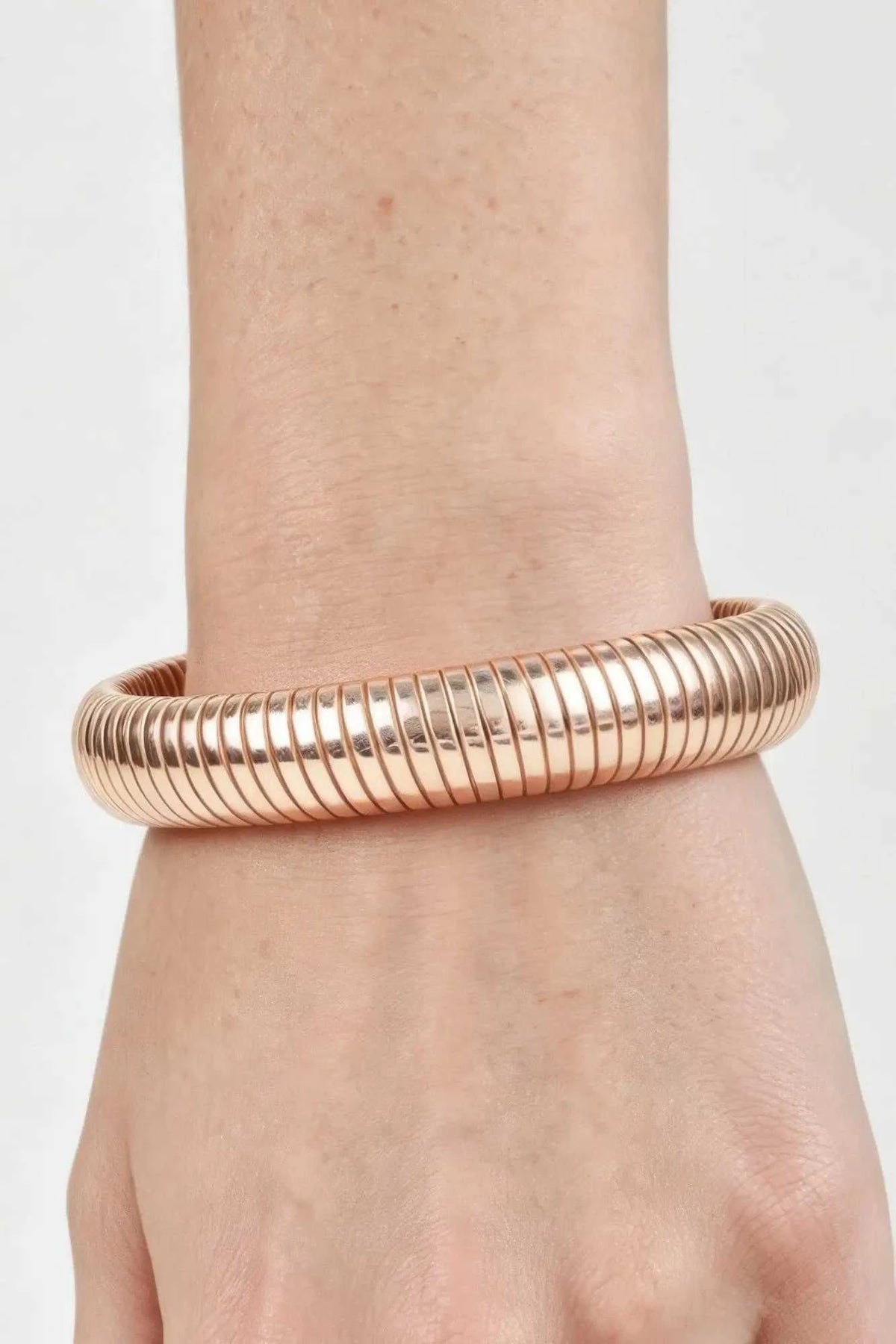 Women's Bangle Bracelet Polished Snake Chain BYMANYC ® New York SLEEK FLUID WRISTBAND - New Collection