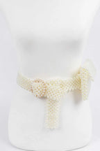 WOMEN'S BELT ASTORIA Faux Pearl Bag New Collection BYMANYC ® New York - Maven Couture IncBELTS