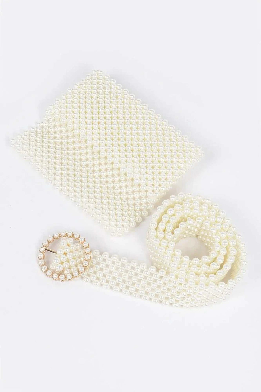 WOMEN'S BELT ASTORIA Faux Pearl Bag New Collection BYMANYC ® New York - Maven Couture IncBELTS