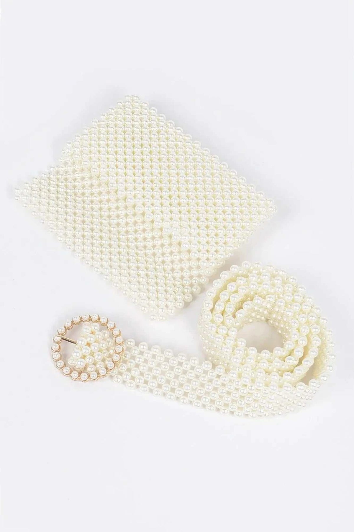 WOMEN'S BELT ASTORIA Faux Pearl Bag New Collection BYMANYC ® New York - Maven Couture IncBELTS