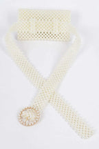 WOMEN'S BELT ASTORIA Faux Pearl Bag New Collection BYMANYC ® New York - Maven Couture IncBELTS