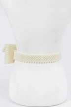WOMEN'S BELT ASTORIA Faux Pearl Bag New Collection BYMANYC ® New York - Maven Couture IncBELTS