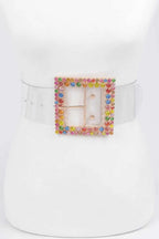 WOMEN'S BELT • MEATPACKING Fashion Chic Clear BYMANYC ® New York