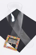 WOMEN'S BELT • MEATPACKING Fashion Chic Clear BYMANYC ® New York