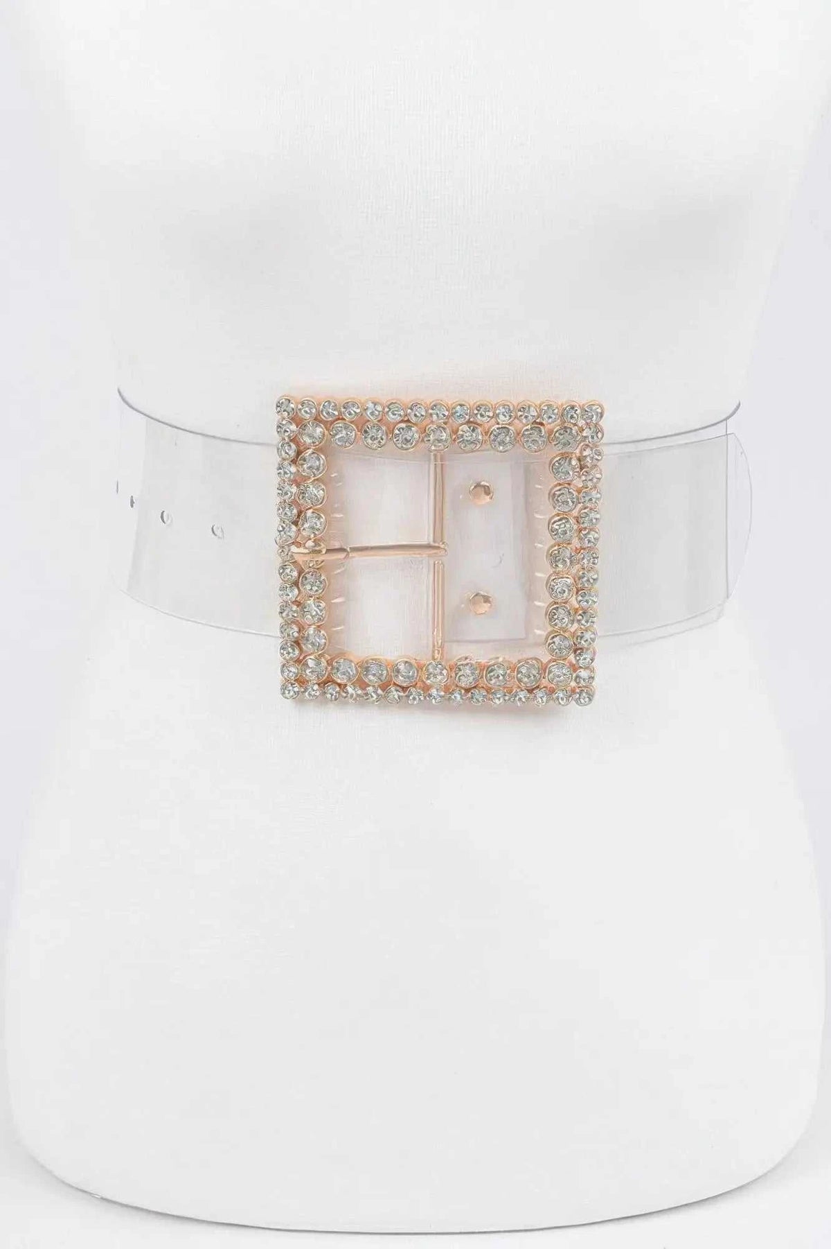 WOMEN'S BELT • MEATPACKING Fashion Chic Clear BYMANYC ® New York