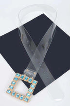 WOMEN'S BELT • PARK AVENUE Fashion Chic Stone BYMANYC ® New York
