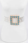 WOMEN'S BELT • PARK AVENUE Fashion Chic Stone BYMANYC ® New York