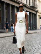 WOMEN'S BELT • PARK AVENUE Fashion Chic Stone BYMANYC ® New York