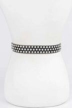 WOMEN'S BELT • RADIO CITY Fashion Chic Studded BYMANYC ® New York