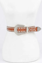 WOMEN'S BELT • RADIO CITY Fashion Chic Studded BYMANYC ® New York