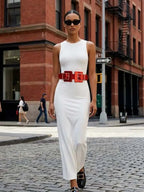 WOMEN'S BELT • TRIBECA Fashion Chic Two Buckle BYMANYC ® New York