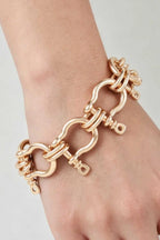 Women's Bracelet Link Horseshoe BYMANYC ® New York HUDSON HORSESHOE - New Collection - Maven Couture IncJEWERLY