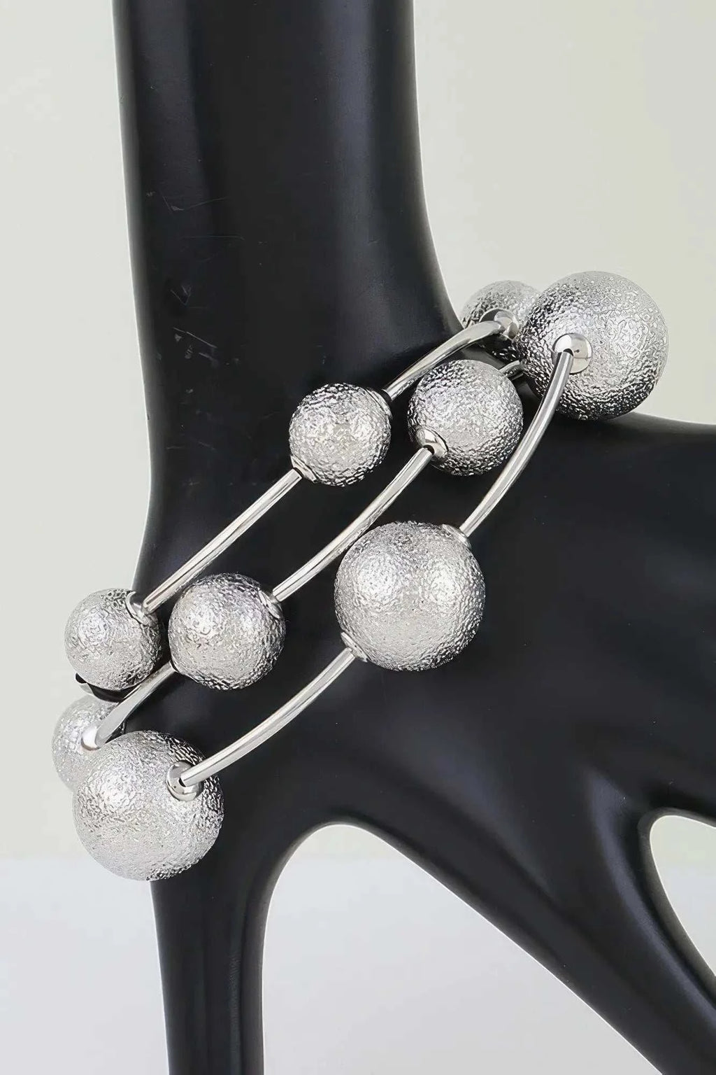 Women's Bracelet Set Bangles BYMANYC ® New York SOHO HAMMERED TUBE - New Collection