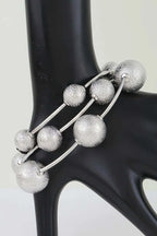 Women's Bracelet Set Bangles BYMANYC ® New York SOHO HAMMERED TUBE - New Collection