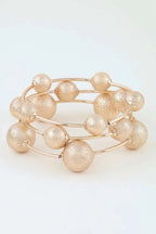 Women's Bracelet Set Bangles BYMANYC ® New York SOHO HAMMERED TUBE - New Collection