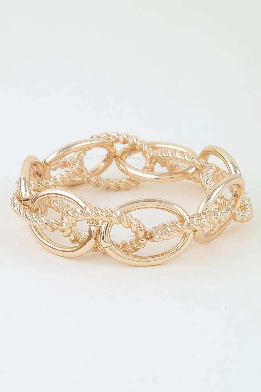 Women's Chain Bracelet Multi Twisted Link BYMANYC ® New York DYNAMIC WOVEN LINK BRACELET - New Collection