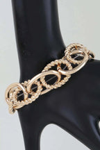 Women's Chain Bracelet Multi Twisted Link BYMANYC ® New York DYNAMIC WOVEN LINK BRACELET - New Collection