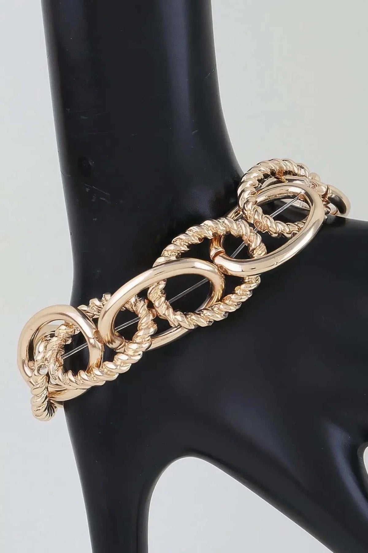 Women's Chain Bracelet Multi Twisted Link BYMANYC ® New York DYNAMIC WOVEN LINK BRACELET - New Collection