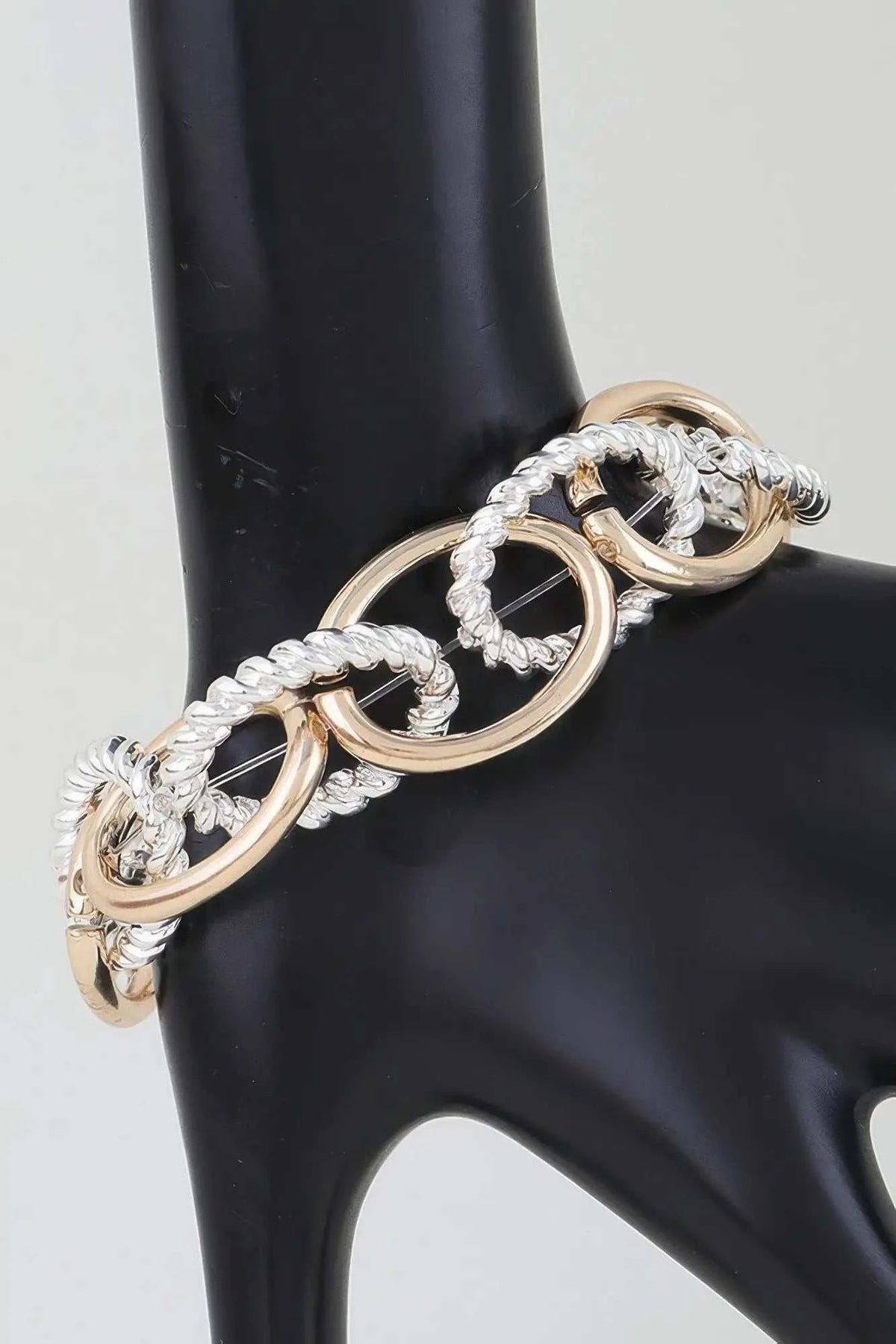 Women's Chain Bracelet Multi Twisted Link BYMANYC ® New York DYNAMIC WOVEN LINK BRACELET - New Collection