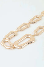 Women's Choker Necklace Polished Abstract Link Chain BYMANYC ® New York SCULPTURAL GEOMETRIC COLLAR - New Collection