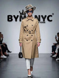 Women's Classic Double-Breasted Trench Coat BYMANYC ® New York CONTEMPORARY VIBRANT MODERN FASHION - New Collection