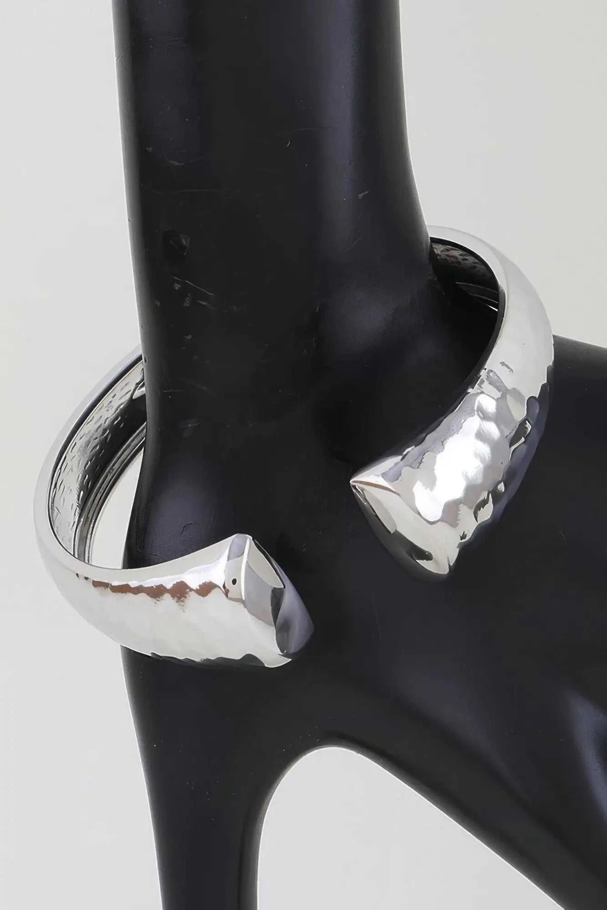 Women's Cuff Bracelet Hammered Open Clasp BYMANYC ® New York MODERN TEXTURED OPEN BANGLE - New Collection