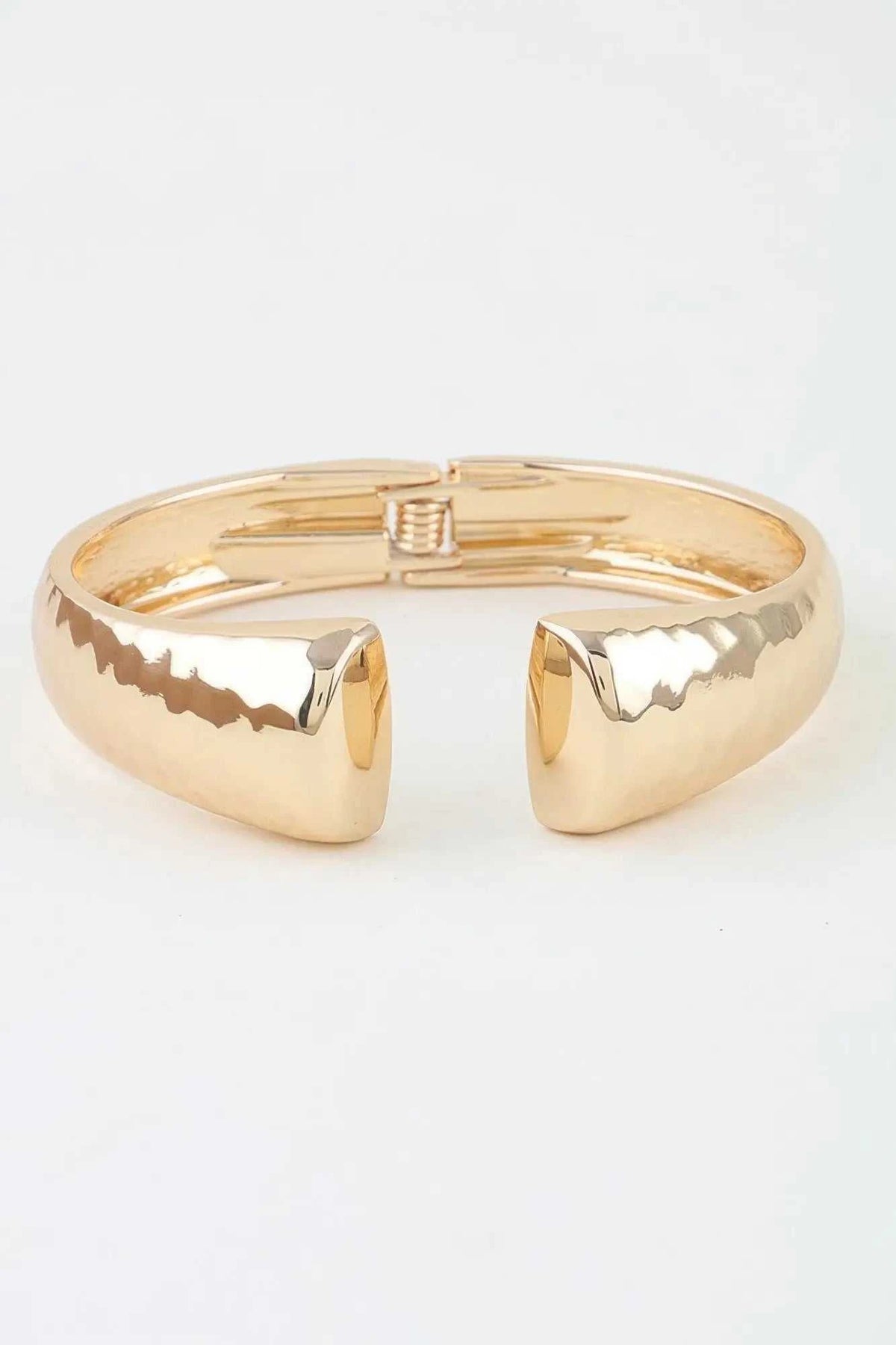 Women's Cuff Bracelet Hammered Open Clasp BYMANYC ® New York MODERN TEXTURED OPEN BANGLE - New Collection