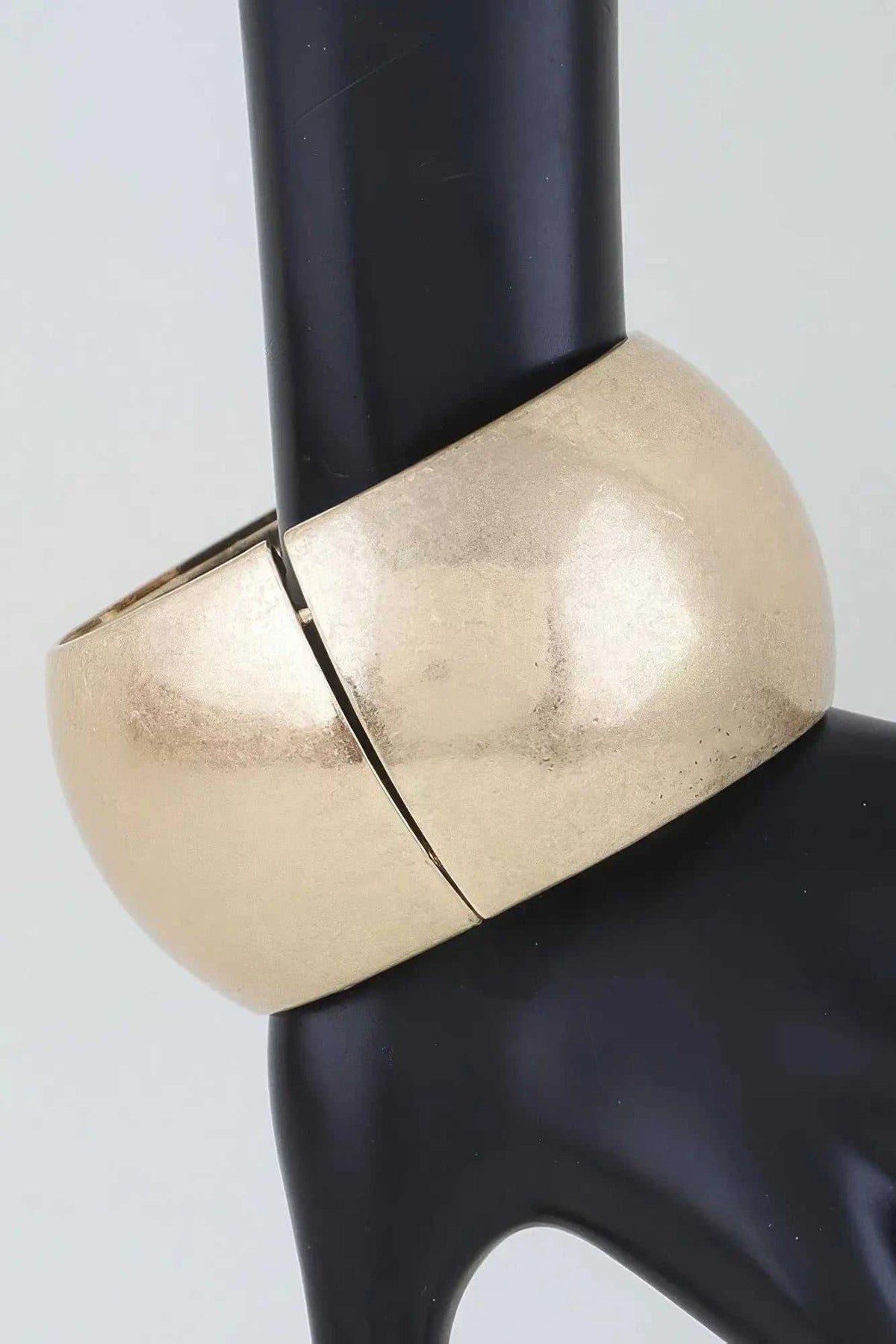 Women's Cuff Bracelet Polished Matte Wide Dome BYMANYC ® New York MODERN SCULPTURAL BANGLE - New Collection