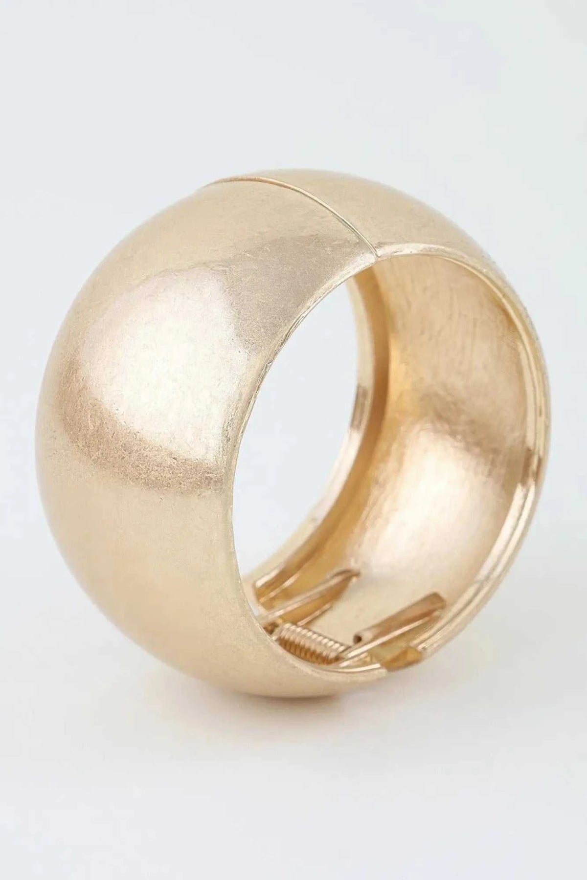 Women's Cuff Bracelet Polished Matte Wide Dome BYMANYC ® New York MODERN SCULPTURAL BANGLE - New Collection