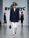Women's Double-Breasted Pinstripe Blazer BYMANYC ® New York CONTEMPORARY VIBRANT MODERN FASHION - New Collection