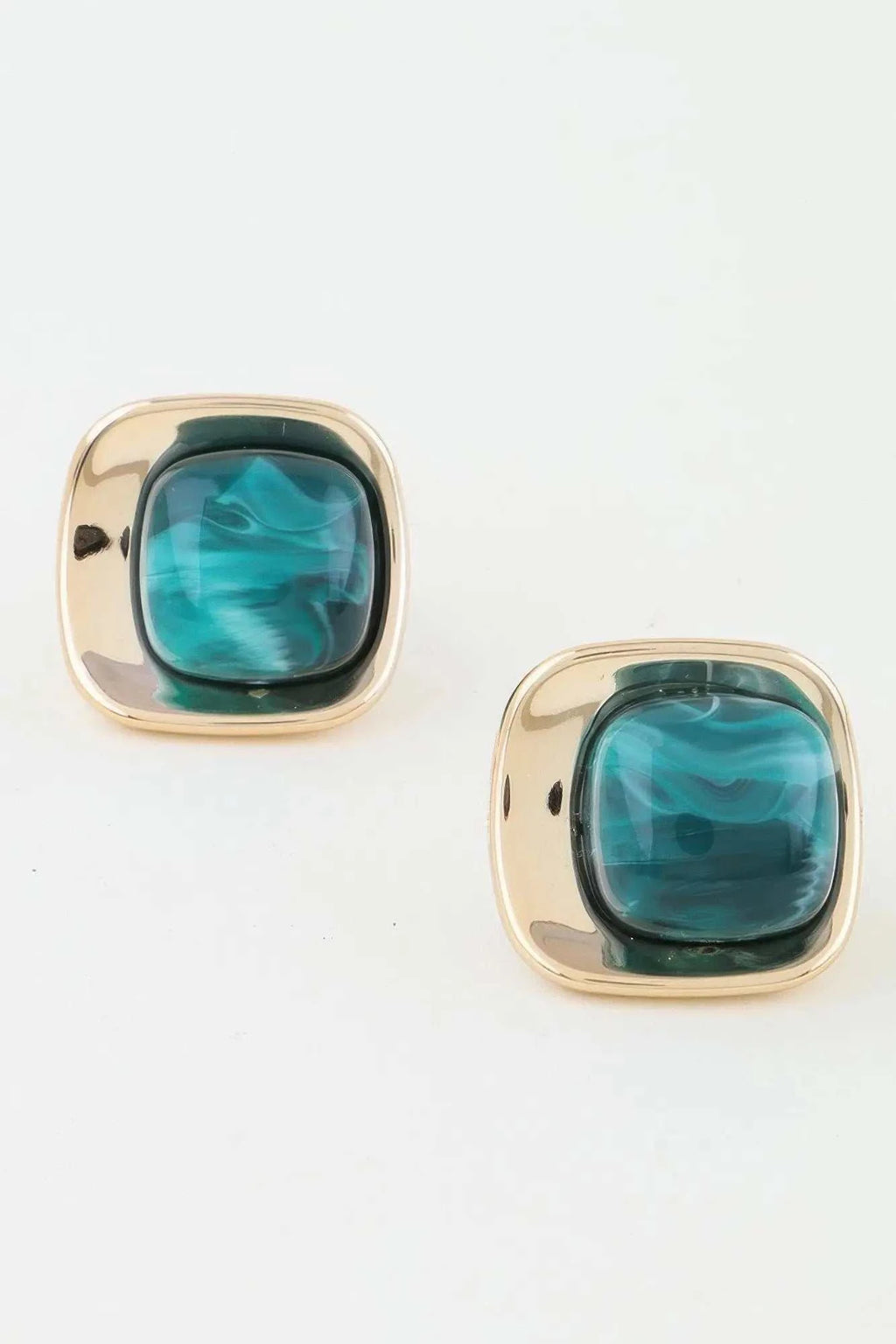 Women's Drop Earrings Modern Polished Stone BYMANYC ® New York CONTEMPORARY SMOOTH NATURAL DANGLE - New Collection