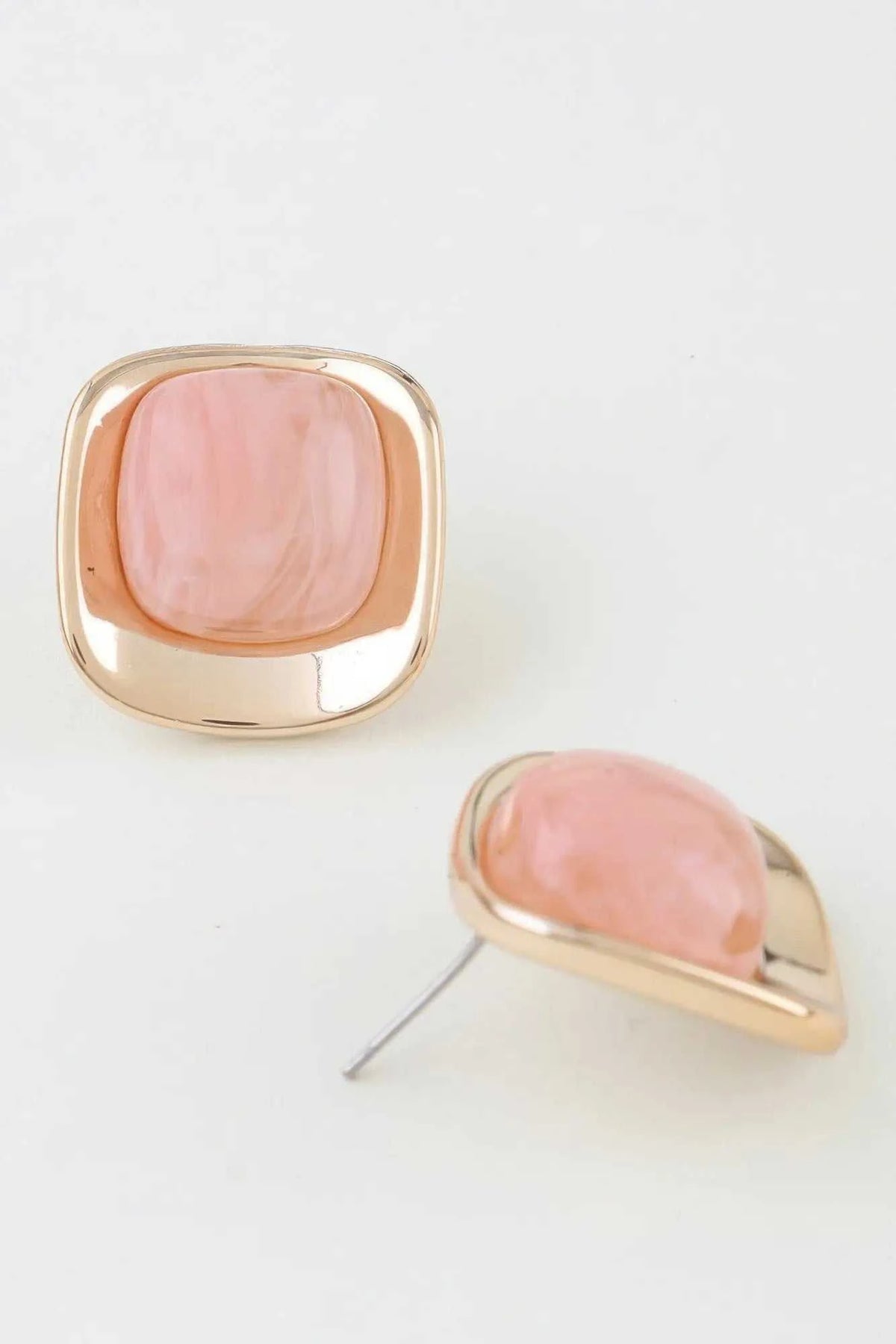 Women's Drop Earrings Modern Polished Stone BYMANYC ® New York CONTEMPORARY SMOOTH NATURAL DANGLE - New Collection