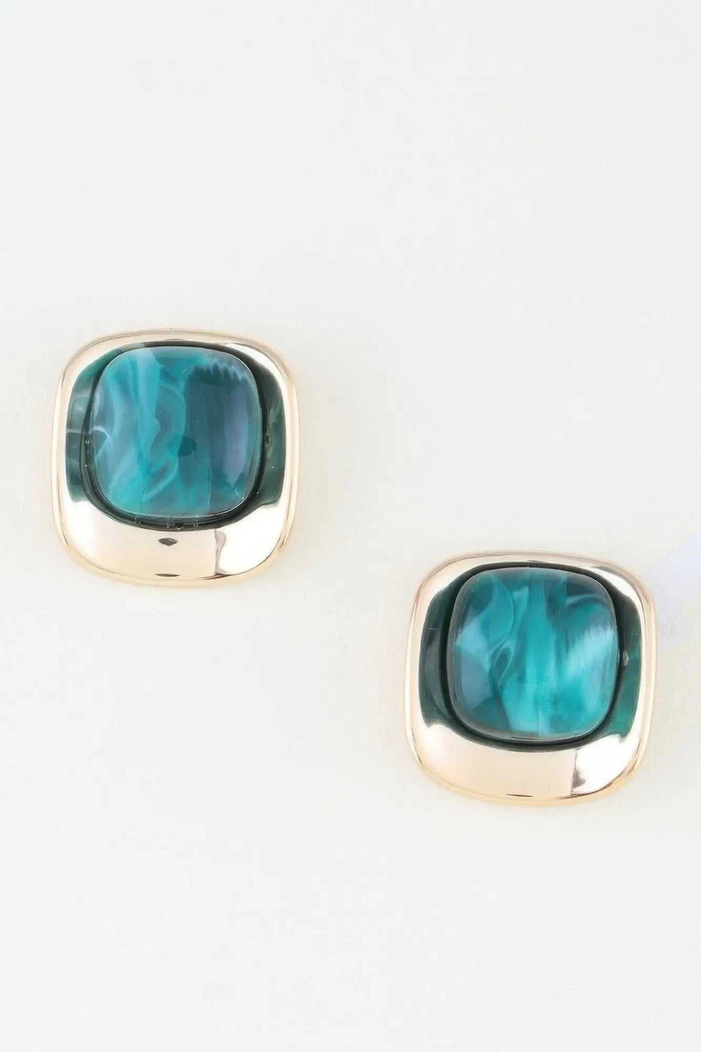 Women's Drop Earrings Modern Polished Stone BYMANYC ® New York CONTEMPORARY SMOOTH NATURAL DANGLE - New Collection